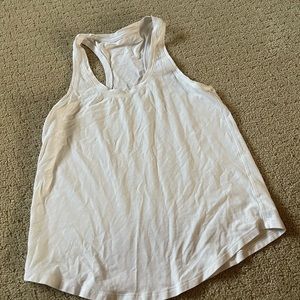 lululemon athletica White Racerback Tank Top